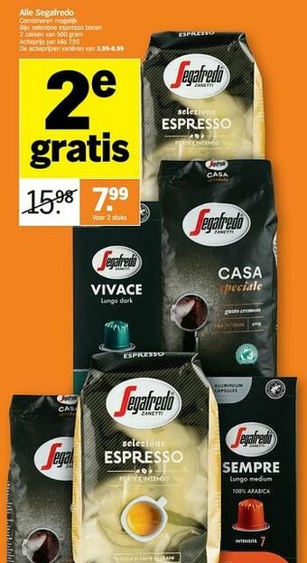Albert Heijn Selezione espresso bonen aanbieding