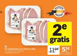 Albert Heijn AH Varkenslapjes à la minute 5 stuks aanbieding
