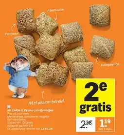 Albert Heijn AH Liefde & Passie carrébroodjes aanbieding