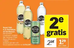 Albert Heijn Royal Club 0.25 literblikjes en literflessen aanbieding