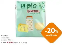 OKay Boni Bio emmentl geraspt 200 g aanbieding
