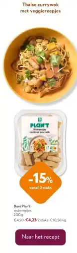 OKay Boni Plan't wokreepjes 200 g aanbieding