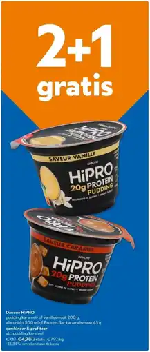 OKay Danone HIPRO pudding karamel aanbieding