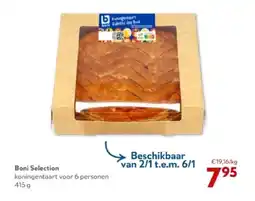 OKay Boni Selection koningentaart voor 6 personen 415 g aanbieding