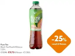 OKay Fuze Tea Black Tea Peach Hibiscus 1,25 L aanbieding