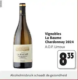 Colruyt Vignobles La Baume Chardonnay 2024 aanbieding