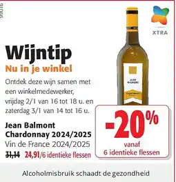 Colruyt Jean Balmont Chardonnay 2024/2025 aanbieding