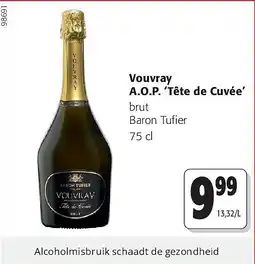 Colruyt Vouvray A.O.P. ‘Tête de Cuvée’ aanbieding