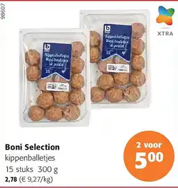 Colruyt Boni Selection kippenballetjes 15 stuks 300 g aanbieding