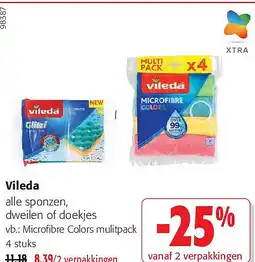 Colruyt Vileda alle sponzen aanbieding