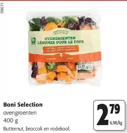 Colruyt Boni Selection ovengroenten 400 g aanbieding