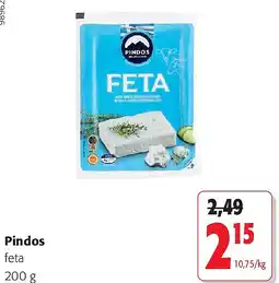 Colruyt Pindos feta 200 g aanbieding