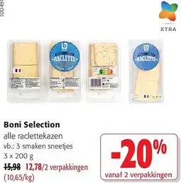 Colruyt Boni Selection alle raclettekazen aanbieding
