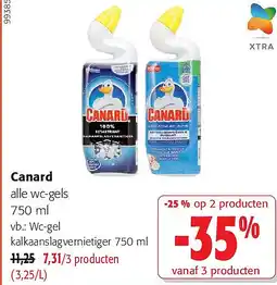 Colruyt Canard alle wc-gels 750 ml aanbieding