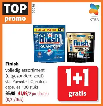 Colruyt Finish volledig assortiment aanbieding