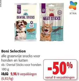 Colruyt Boni Selection alle graanvrije snacks voor honden en katten aanbieding