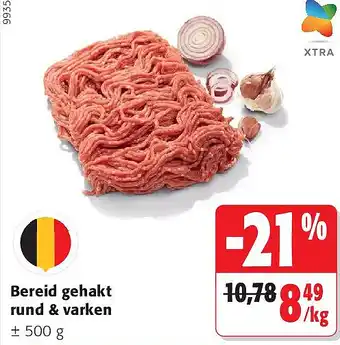 Colruyt Bereid gehakt rund & varken aanbieding