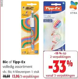 Colruyt Bic of Tipp-Ex aanbieding