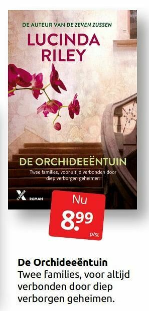 Boekenvoordeel De orchideeëntuin aanbieding