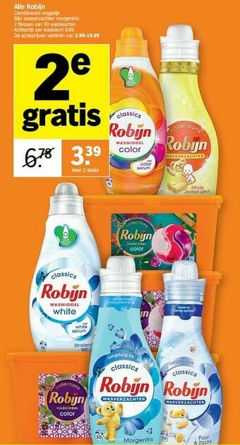 Albert Heijn Wasverzachter morgenfris aanbieding
