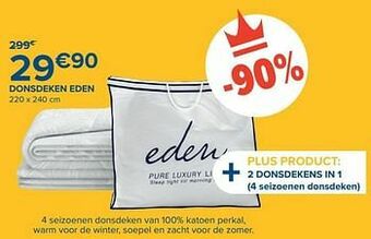 Donsdeken eden