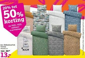 Leen Bakker Dekbedovertrek tommie aanbieding