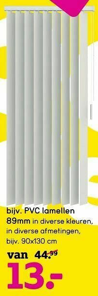 Leen Bakker Pvc lamellen aanbieding
