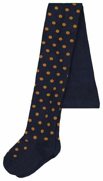 HEMA HEMA Kinderkousenbroek Glitter Stippen Donkerblauw (donkerblauw) aanbieding