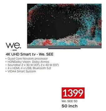 Selexion Loewe 4k uhd smart tv we. see 50 aanbieding