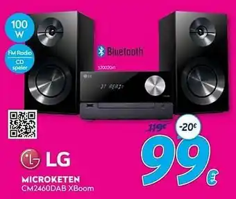 Krëfel Lg microketen cm2460dab xboom aanbieding