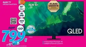Krëfel Samsung qled tv qe55q75aatxxn aanbieding