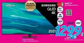 Krëfel Samsung qled tv qe65q80aatxxn aanbieding