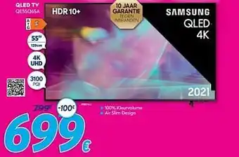 Krëfel Samsung qled tv qe55q65a aanbieding