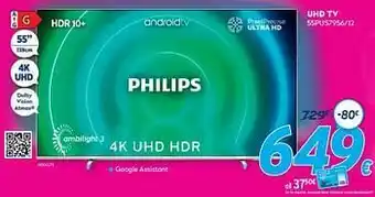 Krëfel Philips uhd tv 55pus7956-12 aanbieding