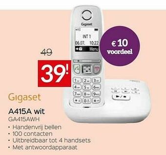 Gigaset a415a wit ga415awh