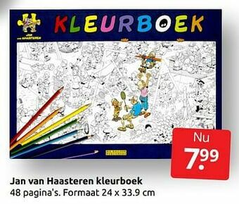 Boekenvoordeel Jan van haasteren kleurboek aanbieding