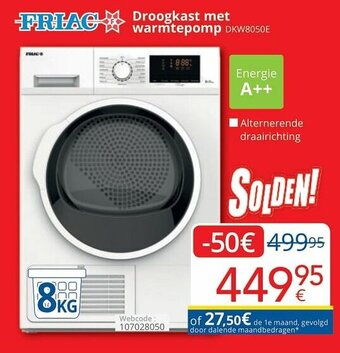 Eldi Droogkast met warmtepomp aanbieding