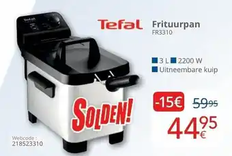 Eldi Tefal Frituurpan aanbieding