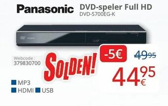 Panasonic DVD-speler Full HD
