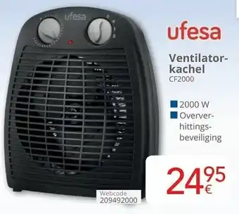 Ufesa Ventilator- kachel