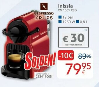 Eldi Inissia aanbieding