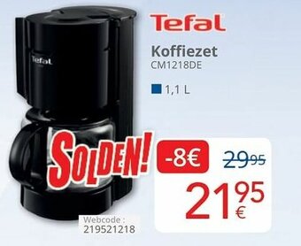 Eldi Tefal Koffiezet aanbieding