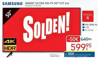 Eldi Samsung Smart Ultra HD-TV 50"/127cm aanbieding