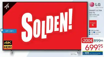 Eldi LG Smart Ultra HD-TV 70"/177cm aanbieding
