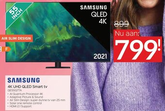 Selexion Samsung 4K UHD QLED Smart tv aanbieding