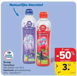 Carrefour Siroop Carrefour aanbieding