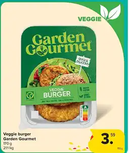 Carrefour Veggie burger Garden Gourmet aanbieding