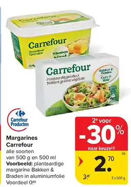 Carrefour Margarines Carrefour aanbieding
