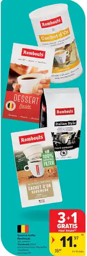 Carrefour Gamma koffie Rombouts aanbieding