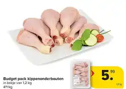 Carrefour Budget pack kippenonderbouten aanbieding